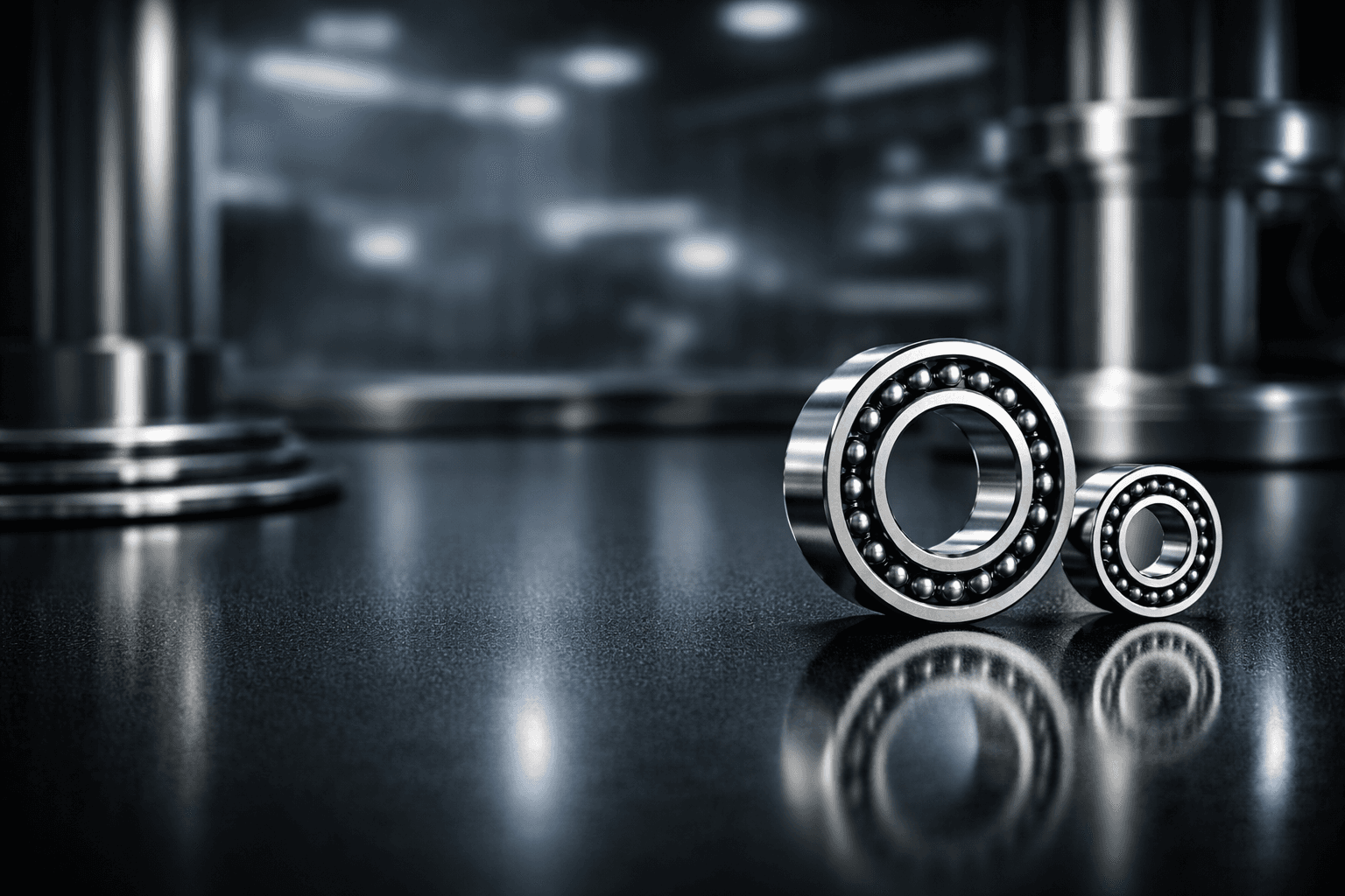 Industrial bearing and equipment hero image